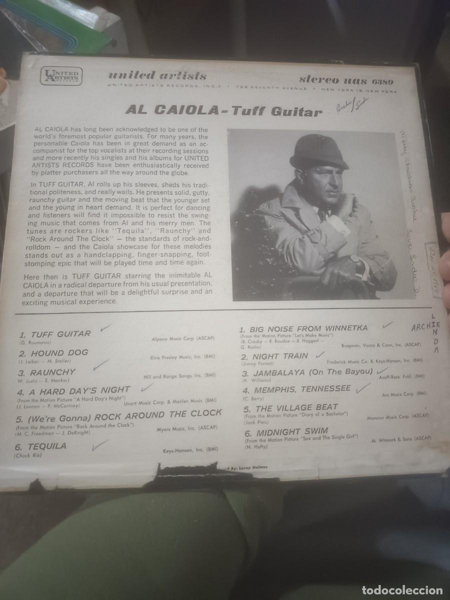 Discos de vinilo: DISCO LP TUFF GUITAR AL CAIOLA - Foto 2
