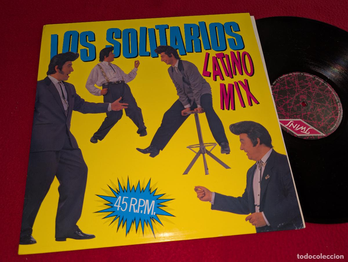 Discos de vinilo: LOS SOLITARIOS Latino Mix 12'' MX 1988 Twins ESPA&Ntilde;A