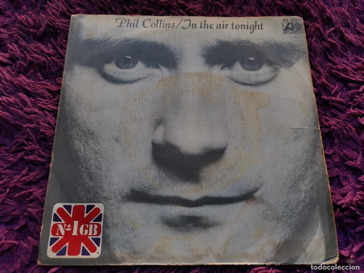 Discos de vinilo: Phil Collins &ndash; In The Air Tonight Vinilo 7&rdquo; Single 1981 Spain 45-2071
