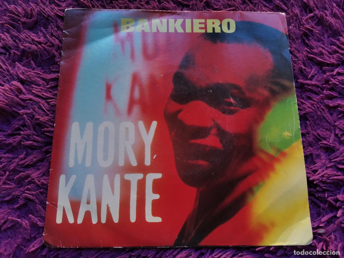 Discos de vinilo: Mory Kante &ndash; Bankiero Vinilo 7&rdquo; Single 1990 France 877628-7