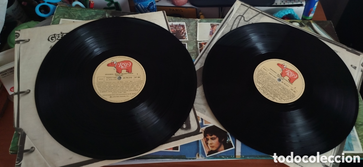 Discos de vinilo: Grease. BSO. Doble LP - Foto 4