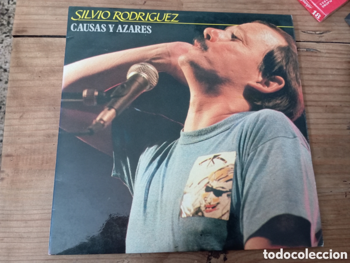 Discos de vinilo: SILVIO RODR&Iacute;GUEZ - CAUSAS Y AZARES , 1986 ESPA&Ntilde;A