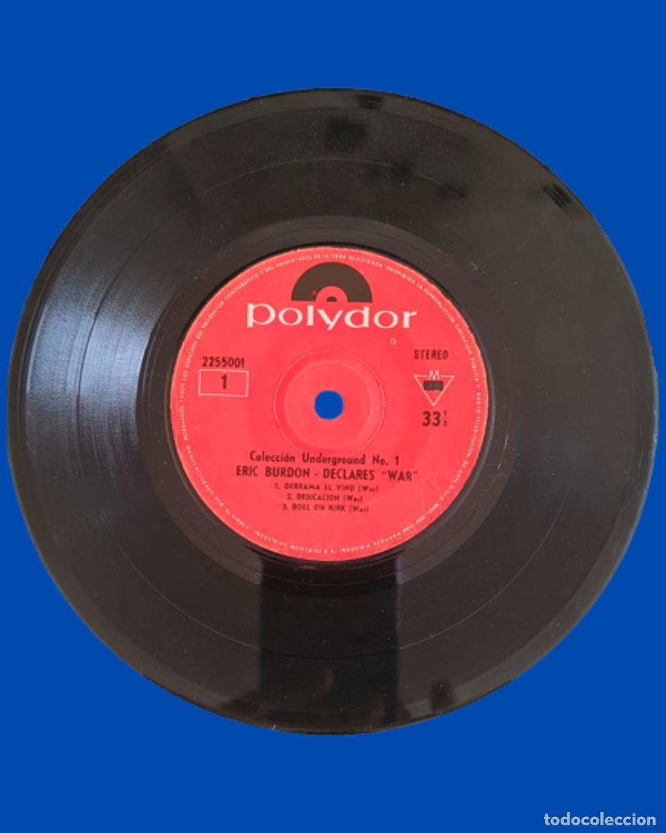 Discos de vinilo: Eric Burdon &rdquo;Coleccion Underground No. 1&rdquo; EP edicion peruana - Foto 3