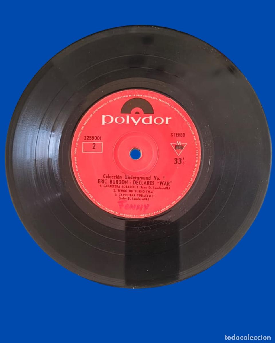 Discos de vinilo: Eric Burdon &rdquo;Coleccion Underground No. 1&rdquo; EP edicion peruana - Foto 4