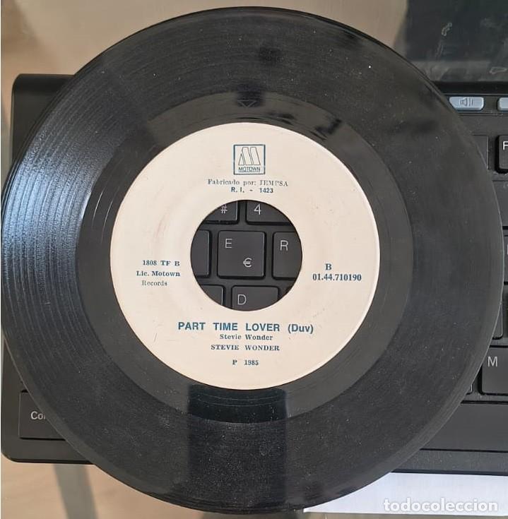 Discos de vinilo: Steve Wonder &rdquo;Part-time Lover&rdquo; Single promo edicion peruana