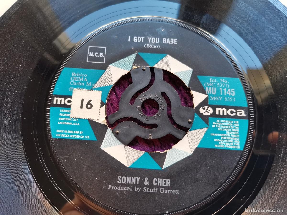 Discos de vinilo: Sonny & Cher &ndash; All I Ever Need Is You Vinilo 7&rdquo; Single 1971 UK MU 1145