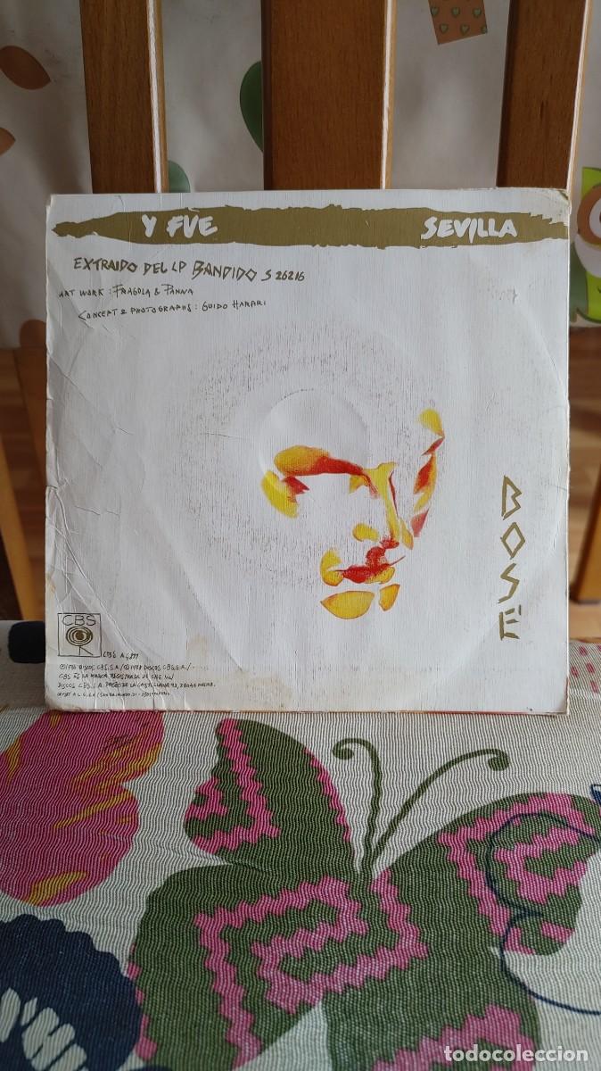 Discos de vinilo: MIGUEL BOSE-SINGLE SEVILLA - Foto 3