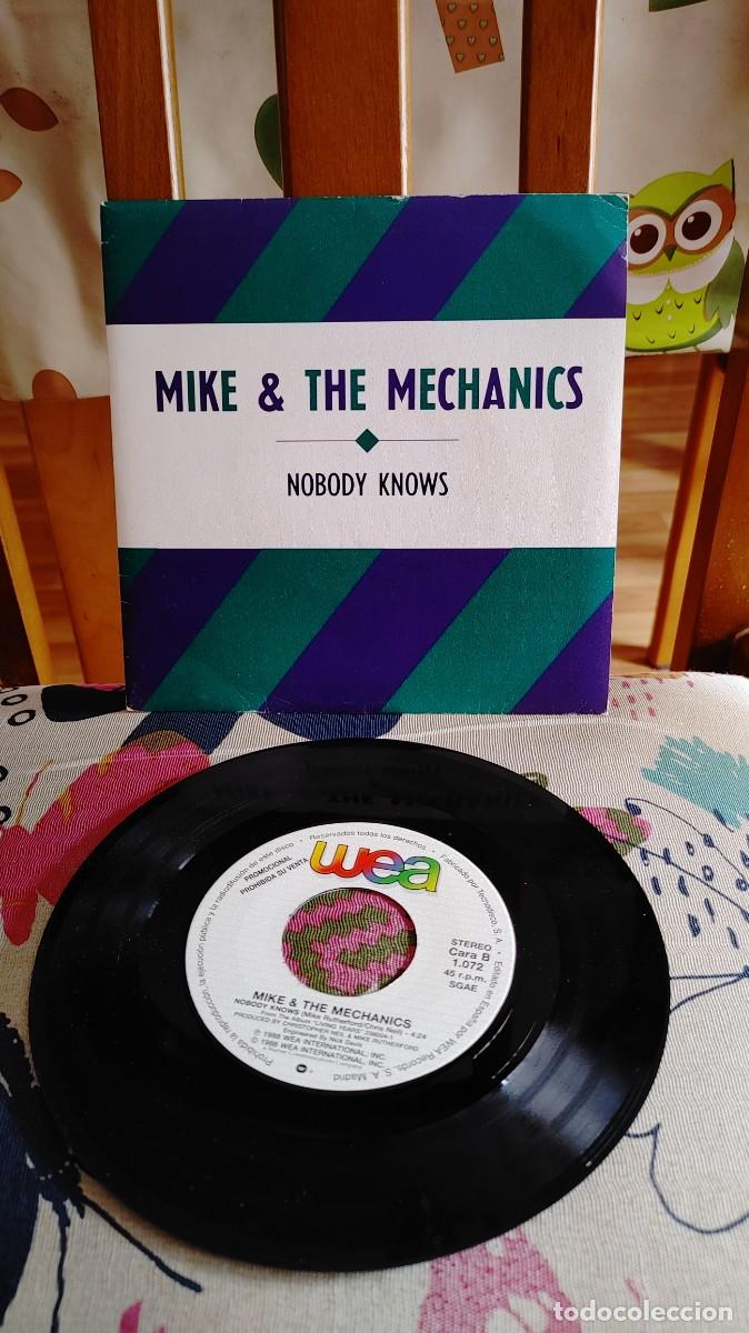 Discos de vinilo: MIKE & THE MECHANICS-SINGLE NOBODY KNOWS-PROMO MISMA CARA