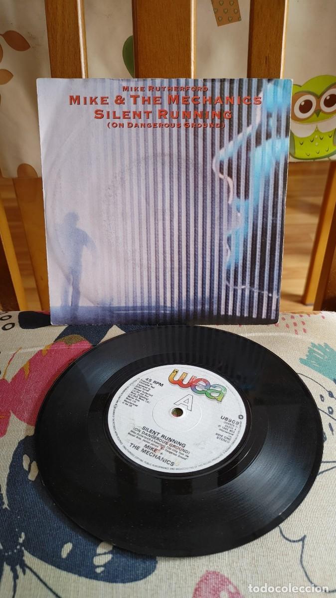 Discos de vinilo: MIKE & THE MECHANICS-SINGLE SILENT RUNNING