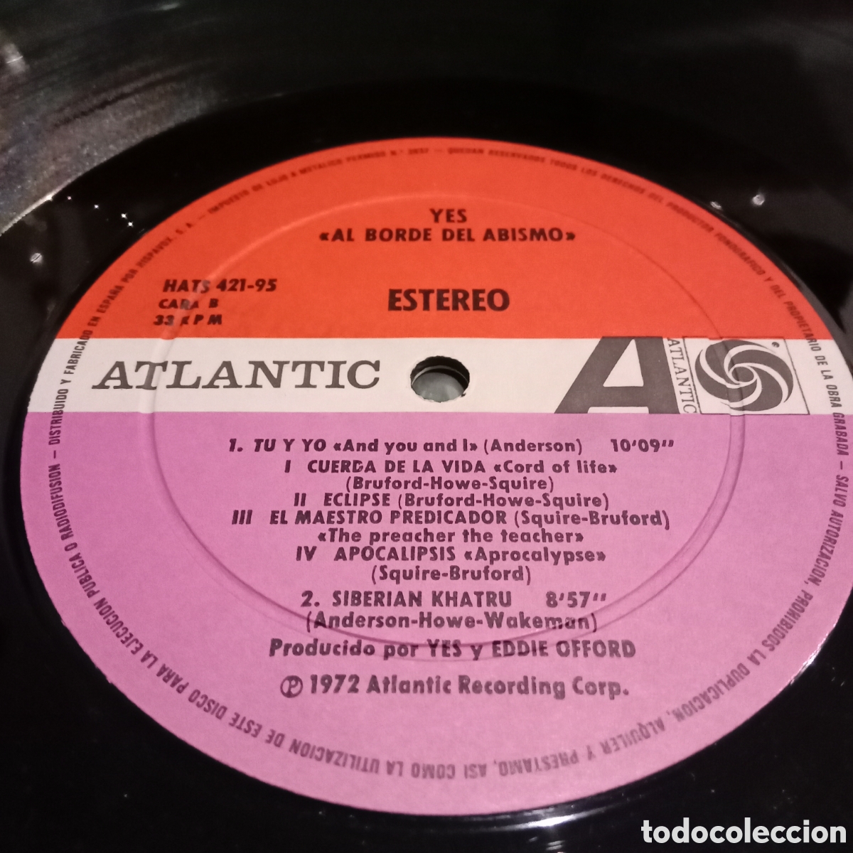 Discos de vinilo: YES - CLOSE TO THE EDGE - LP GATEFOLD - Foto 7