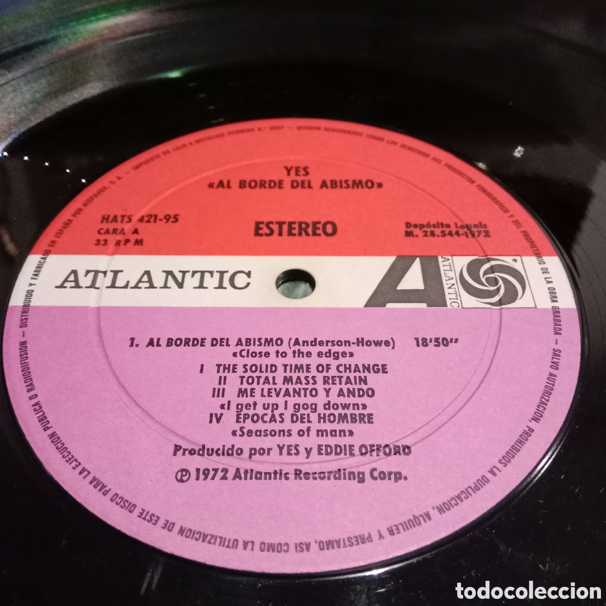 Discos de vinilo: YES - CLOSE TO THE EDGE - LP GATEFOLD - Foto 8