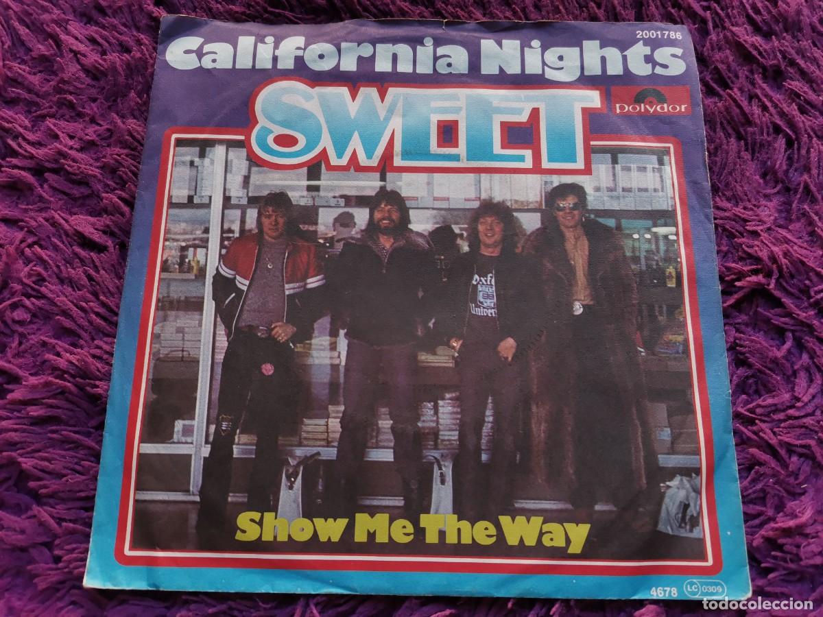 Discos de vinilo: Sweet &ndash; California Nights Vinilo 7&rdquo; Single 1978 Germany 2001 786