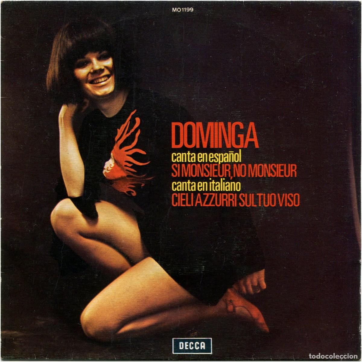 Discos de vinilo: Diminga - Canta en espa&ntilde;ol &rdquo;S&igrave; monsieur, no monsieur&rdquo; - SG Spain 1971 - Decca - VG+/VG+