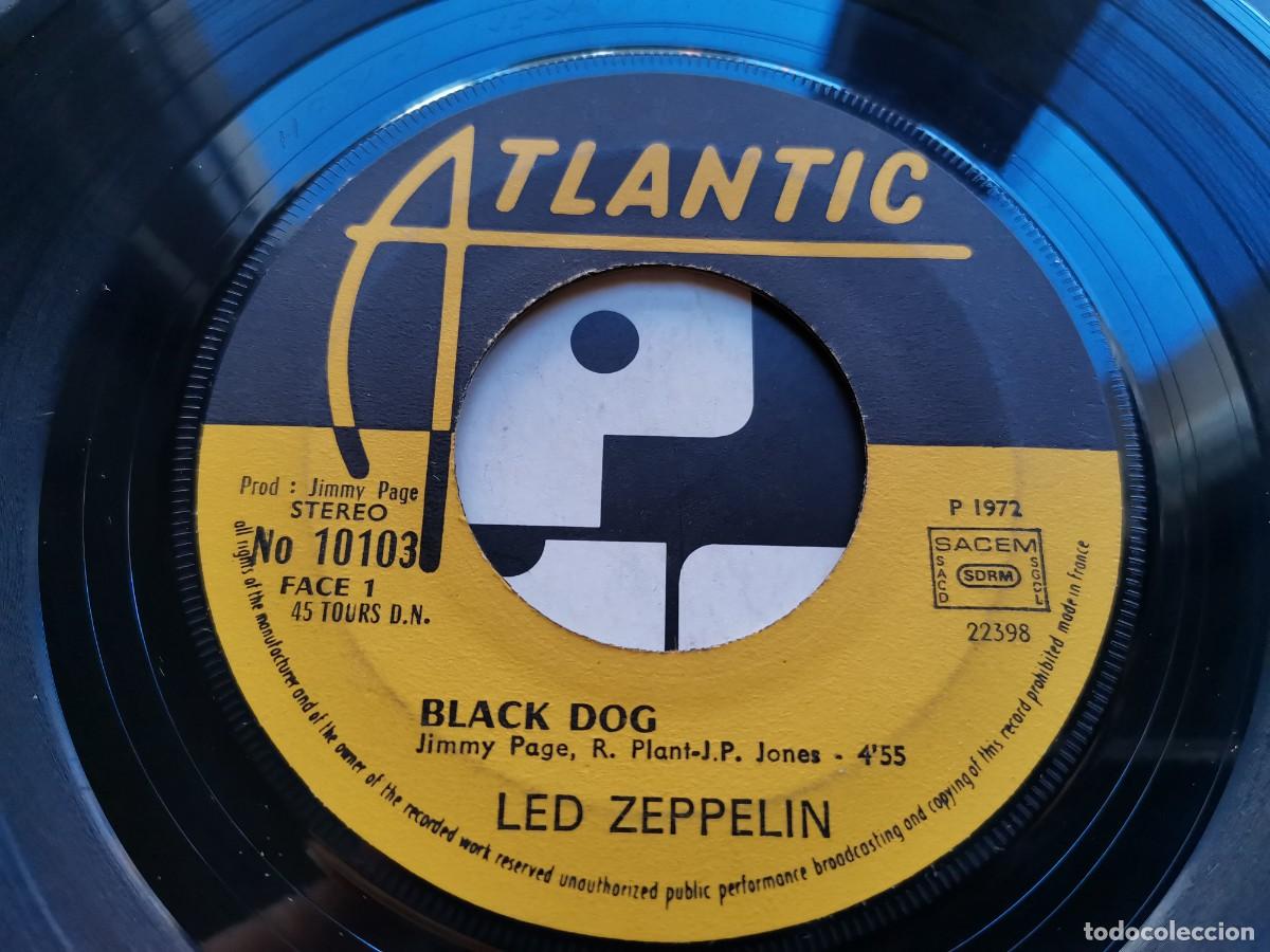 Discos de vinilo: Led Zeppelin &ndash; Black Dog Vinilo 7&rdquo; Single 1972 France 10103