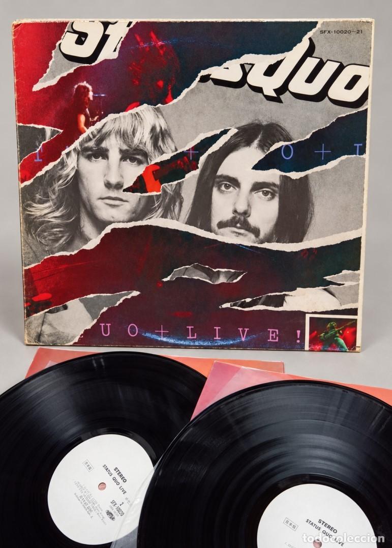 Discos de vinilo: Status Quo &ndash; Live Japanese Promo Double LP