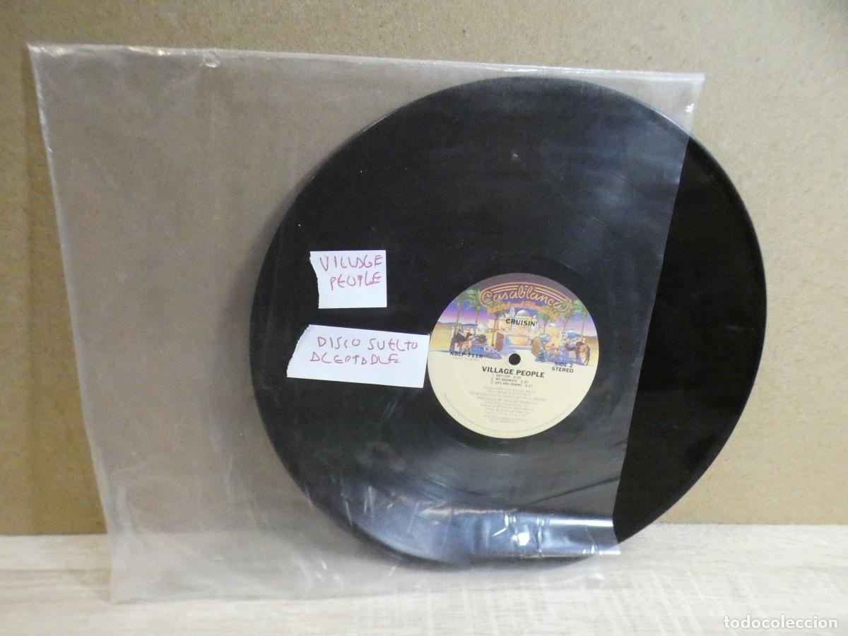 Discos de vinilo: ARKANSAS1980 CAJJ800 VINILO DESTROZADISIMO A TU RIESGO DISCO SUELTO SIN TAPA VILLAGE PEOPLE