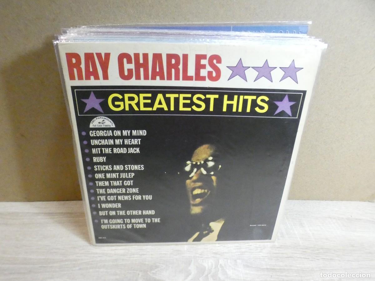 Discos de vinilo: ARKANSAS1980 CAJJ800 VINILO BASTANTE USO REPRODUCIBLE RAY CHARLES