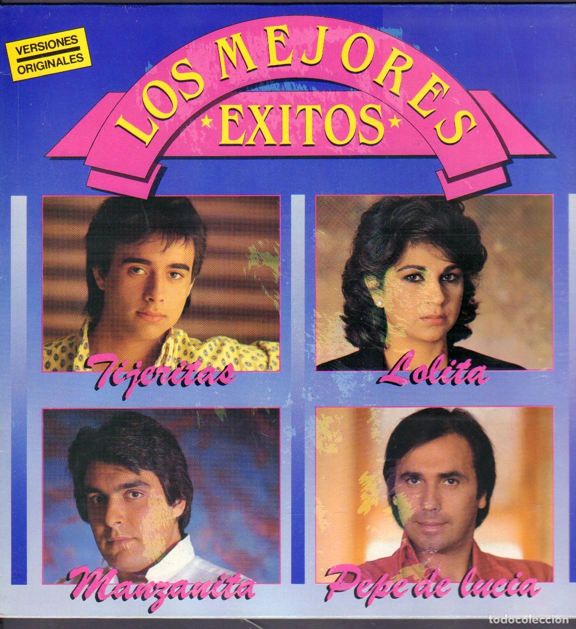Disques de vinyle: LOS MEJORES EXITOS (VERSIONES ORIGINALES) - TIJERITAS, LOLITA, MANZANITA.../ LP CBS 1986 RF-26976