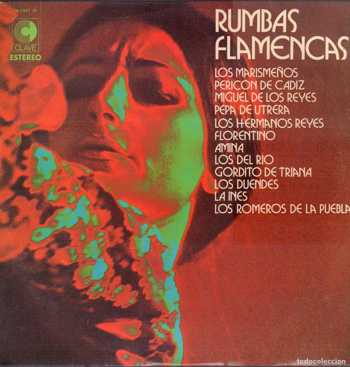 Discos de vinilo: RUMBAS FLAMENCAS - LOS MARISME&Ntilde;OS, FLORENTINO, PEPA DE UTRERA.../ LP CLAVE 1971 RF-26977