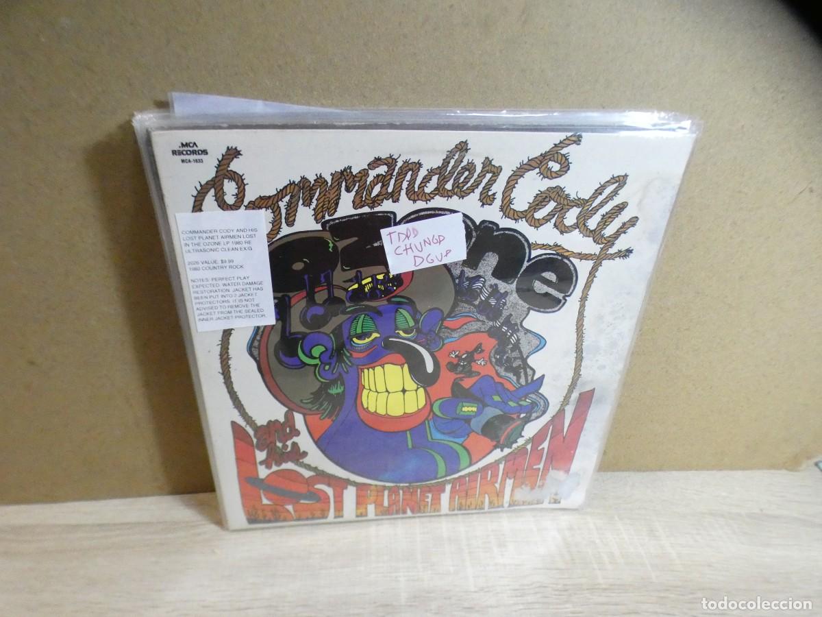 Discos de vinilo: ARKANSAS1980 CAJJ796 VINILO BUEN ESTADO COMMANDER CODY TAPA CHUNGA AGUA