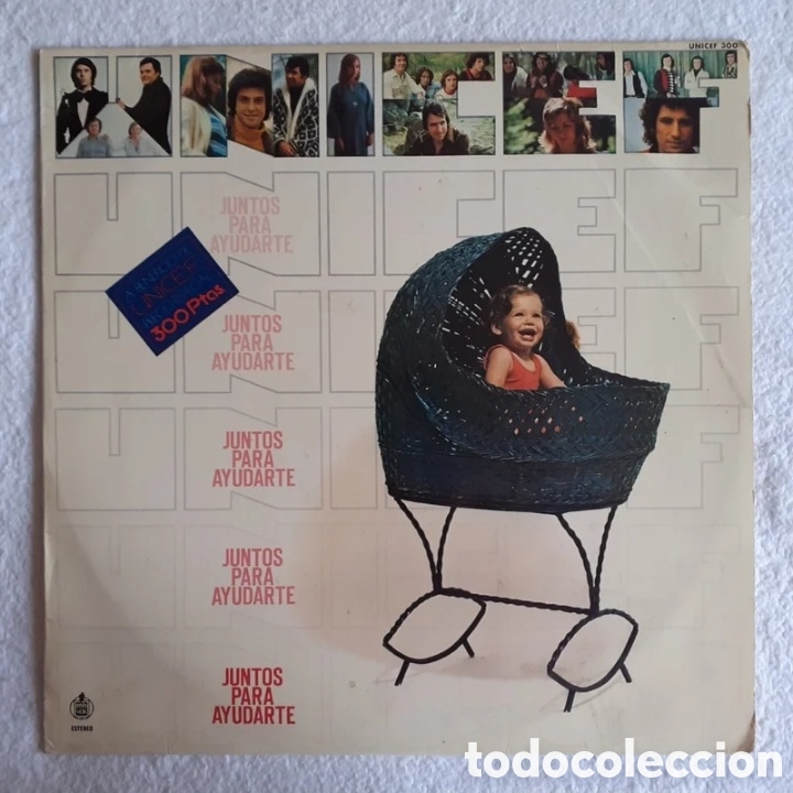 Discos de vinilo: JUNTOS PARA AYUDARTE - UNICEF - LP 1974