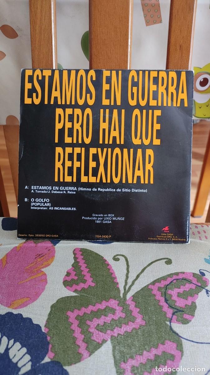 Discos de vinilo: OS RESENTIDOS-SINGLE ESTAMOS EN GUERRA - Foto 2