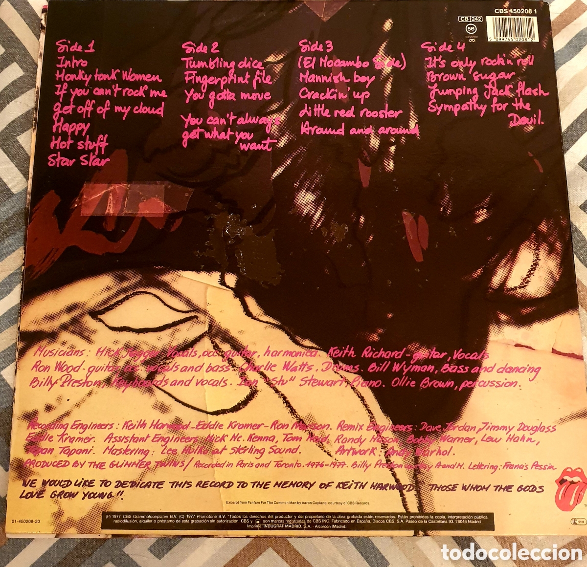 Discos de vinilo: ROLLING STONES - LOVE YOU LIVE ..DOBLE DISCO - Foto 2
