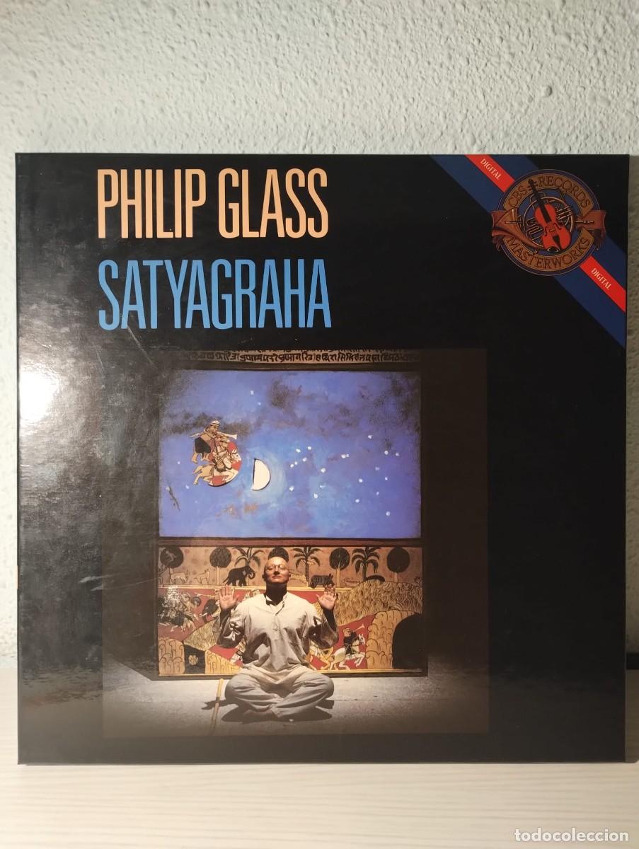 Discos de vinilo: PHILIP GLASS Satyagraha (CBS Masterworks I3M 39672, Europa 1985)