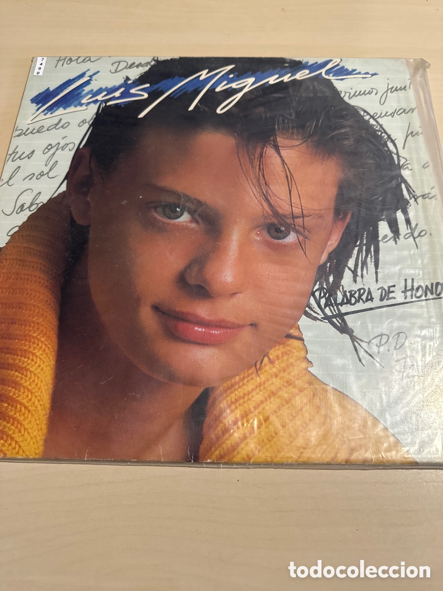 Discos de vinilo: VIN7490 luis miguel palabra de honor vinilo segunda mano
