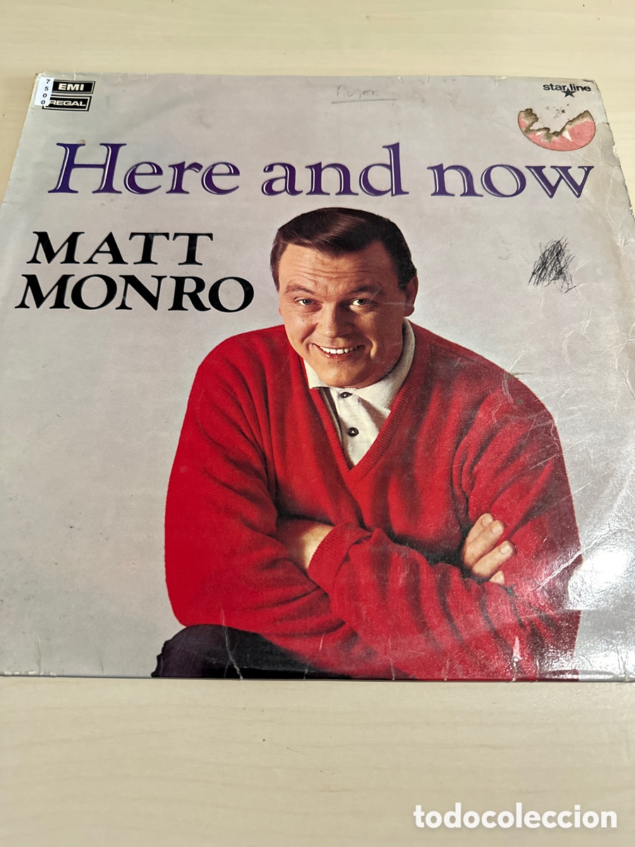 Discos de vinilo: VIN7500 here and now matt monro vinilo segunda mano