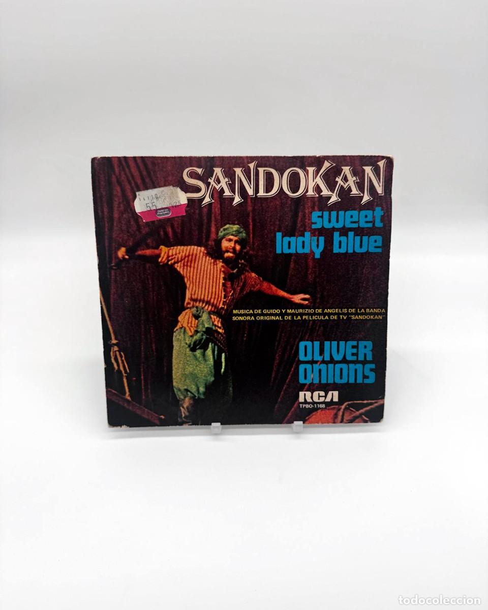 Discos de vinilo: Vinilo 7&rdquo; Oliver Onions Sandokan Sweet Lady Blue Single 1976 RCA Victor