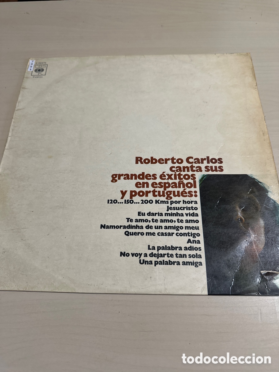 Discos de vinilo: VIN7505 Roberto Carlos canta sus grandes &eacute;xitos en espa&ntilde;ol y portugu&eacute;s vinilo segunda mano