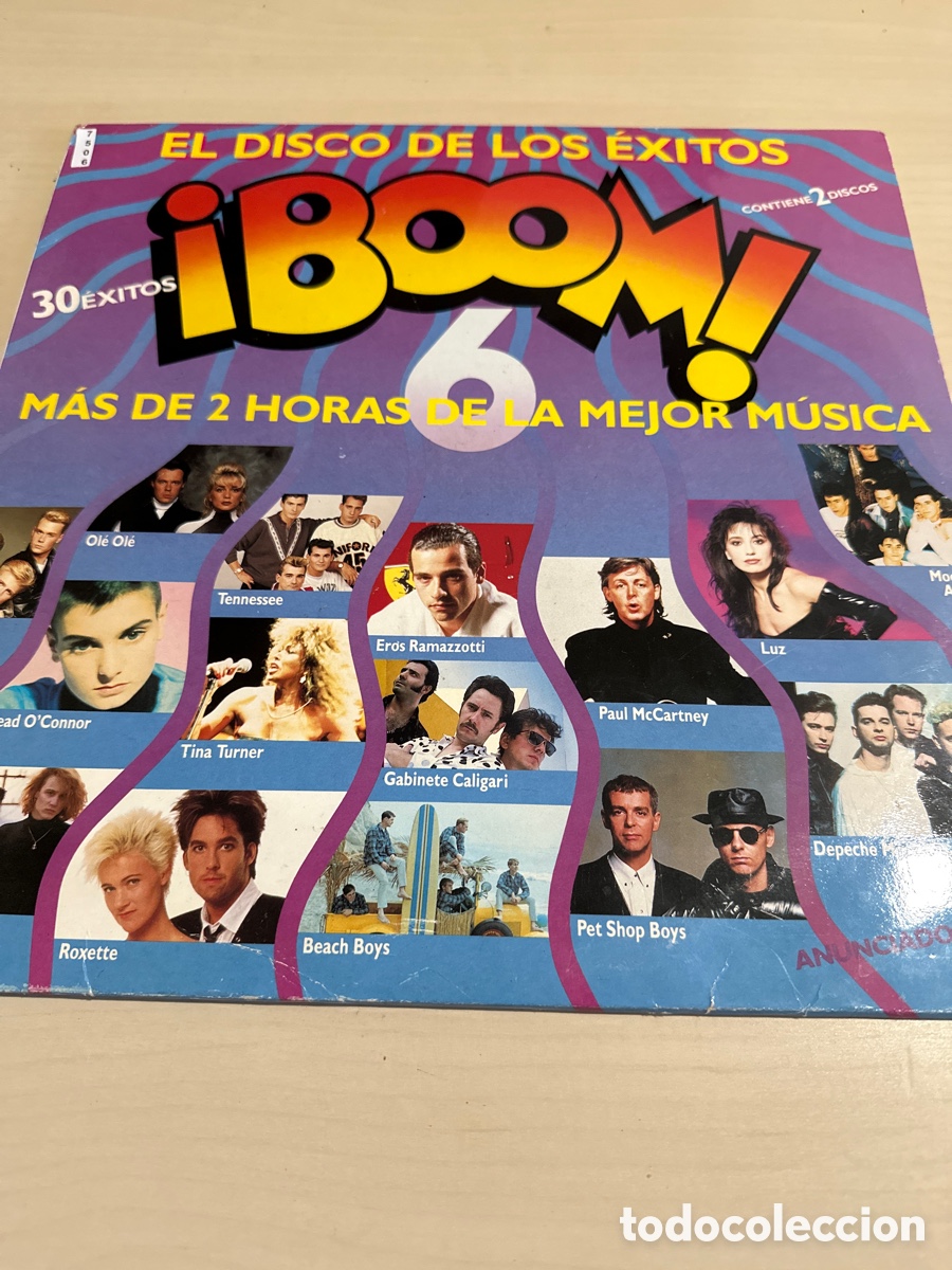 Discos de vinilo: VIN7506 el disco de los &eacute;xitos boom 6 vinilo segunda mano