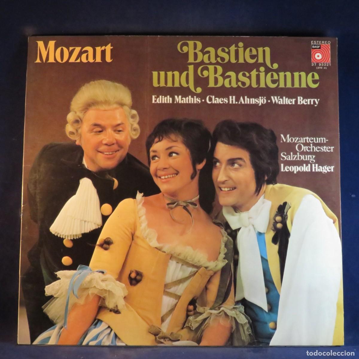 Discos de vinilo: MOZART, MATHIS &bull; AHNSJ&Ouml; &bull; BERRY, MOZARTEUM-ORCHESTRA SALZBURG, HAGER &ndash; BASTIEN UND BASTIENNE - LP