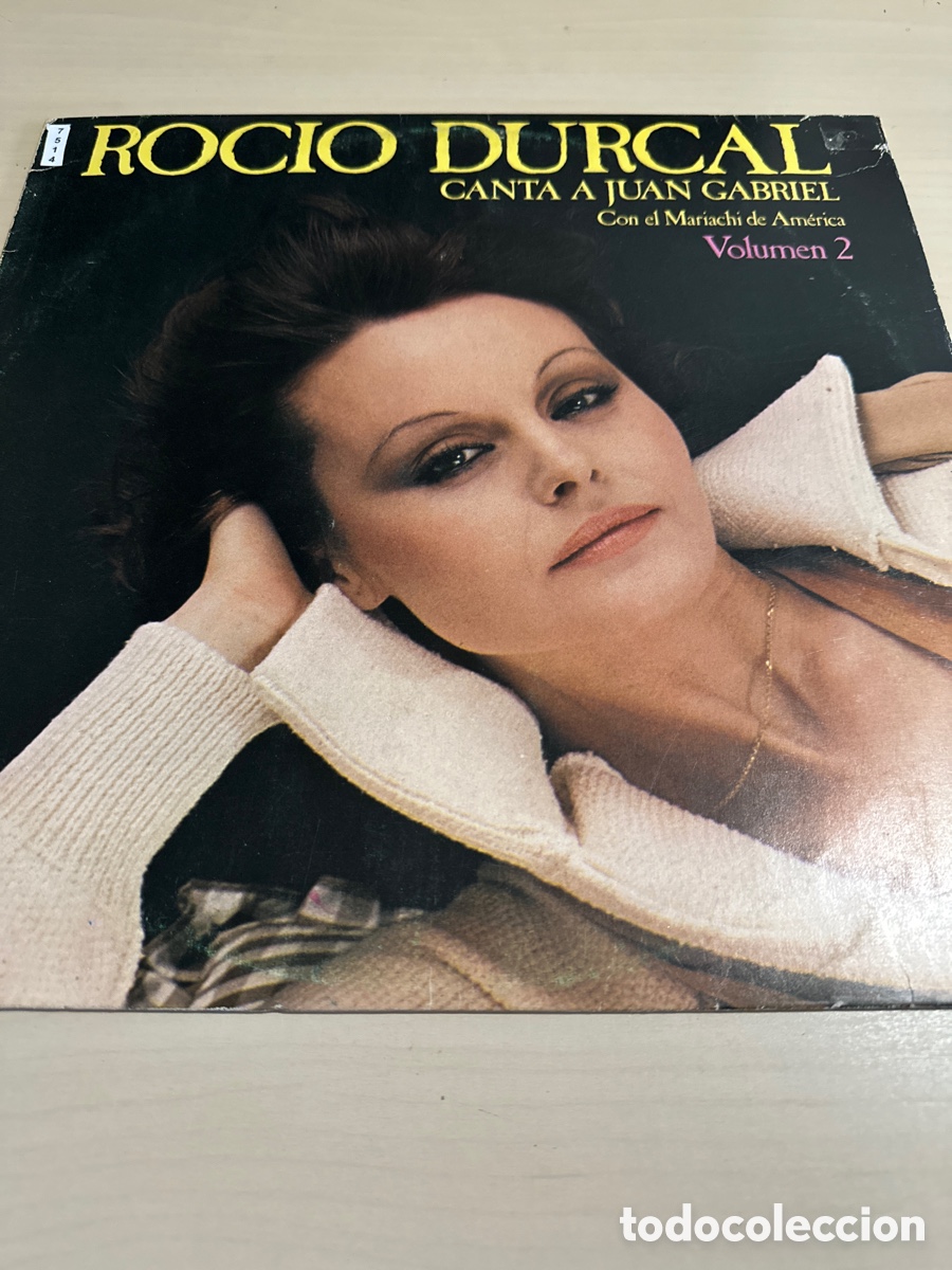 Discos de vinilo: VIN7514 rocio D&uacute;rcal canta a Juan grabriel vinilo segunda mano