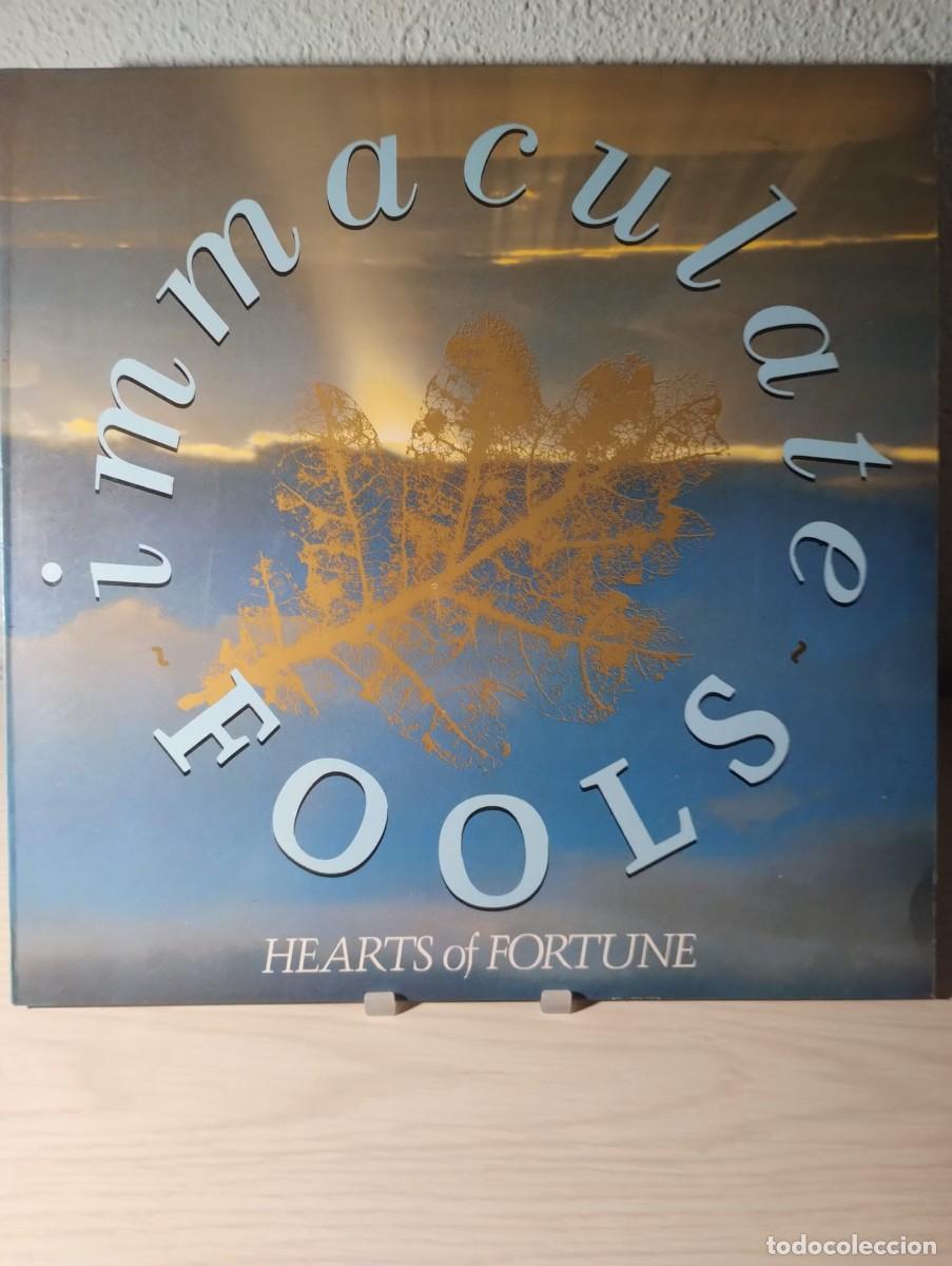Discos de vinilo: IMMACULATE FOOLS Lote 2 LPs: Hearts of Fortune y Dumb Poet (A&M Records, Espa&ntilde;a 1985 y 1987)