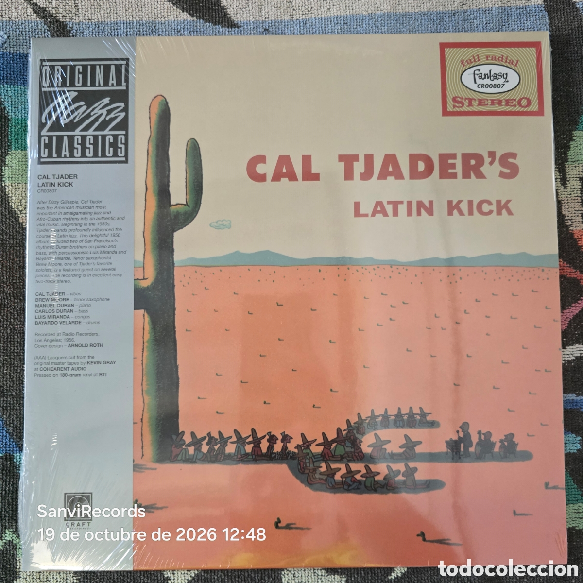 Discos de vinilo: [LP] CAL TJADER: CAL TJADER'S LATIN KICK (FANTASY RECORDS) (2024)