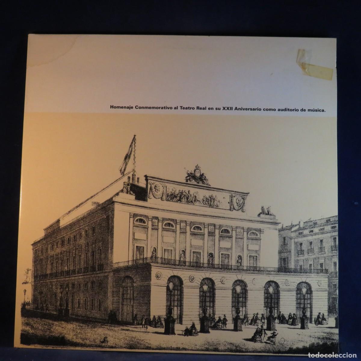 Discos de vinilo: HOMENAJE CONMEMORATIVO AL TEATRO REAL EN SU XXII ANIVERSARIO COMO AUDITORIO DE M&Uacute;SICA - LP