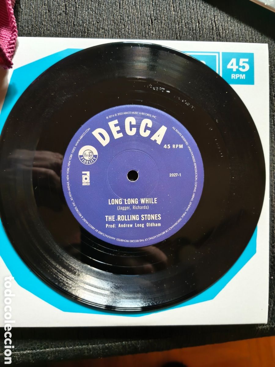 Discos de vinilo: The Rolling Stones,: Paint It, Black/Long Long While 7&rdquo; 2024 - Foto 5