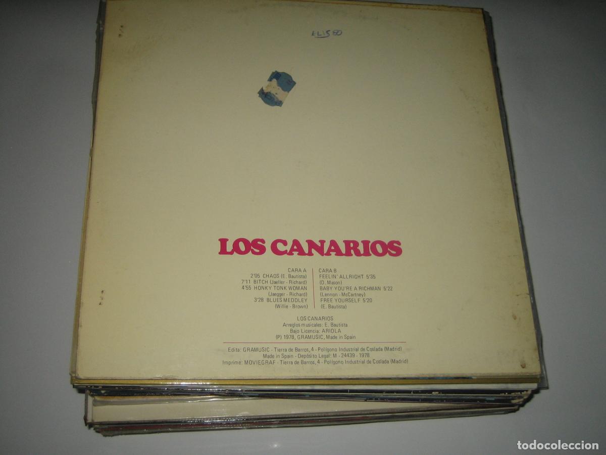 Discos de vinilo: DISCOFERTA - LP - VER FOTO - LOS CANARIOS - Foto 2