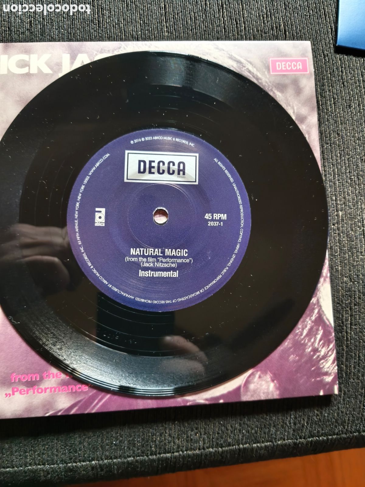 Discos de vinilo: Mick Jagger: Memo From Turner/Natural M&aacute;gic 7&rdquo; 2024 - Foto 5