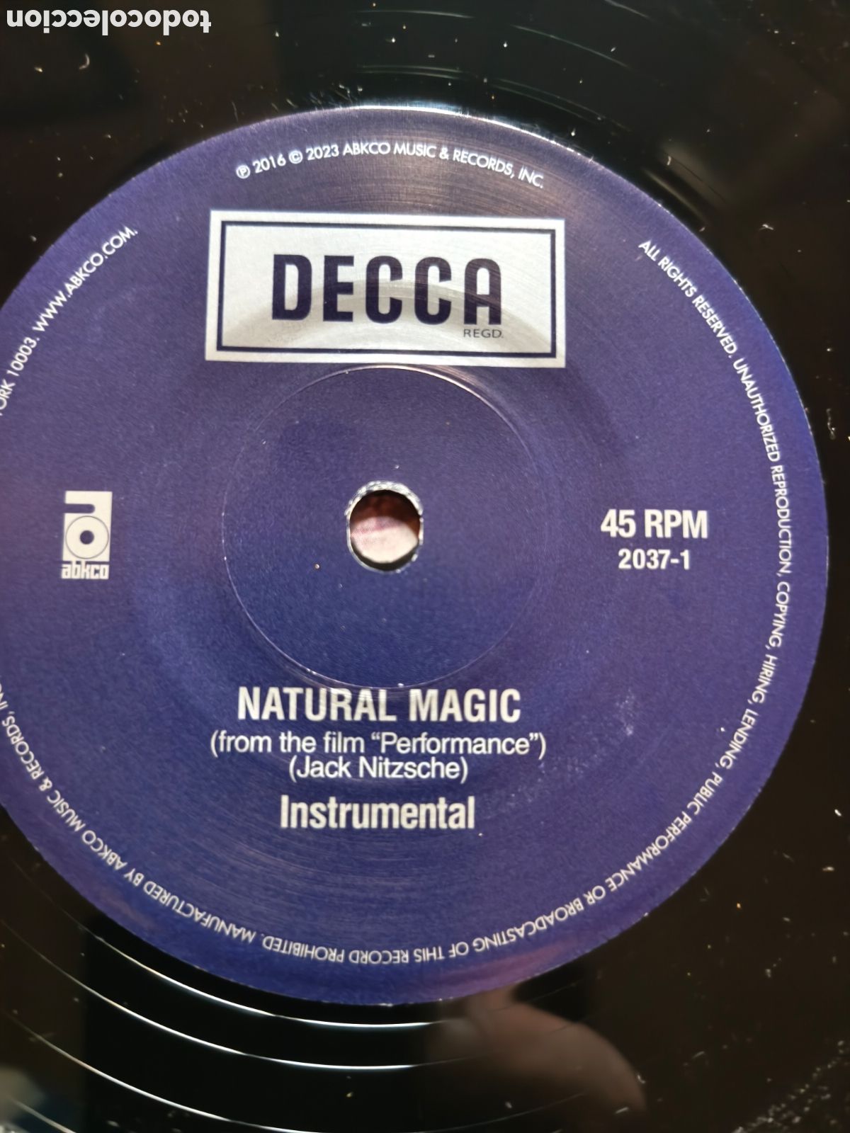 Discos de vinilo: Mick Jagger: Memo From Turner/Natural M&aacute;gic 7&rdquo; 2024 - Foto 6