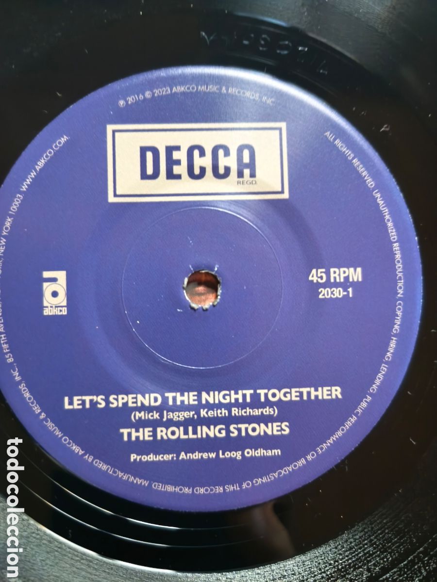 Discos de vinilo: The Rolling Stones: Lets Spend The Night Together/Ruby Tuesday 7&rdquo; 2024 - Foto 4