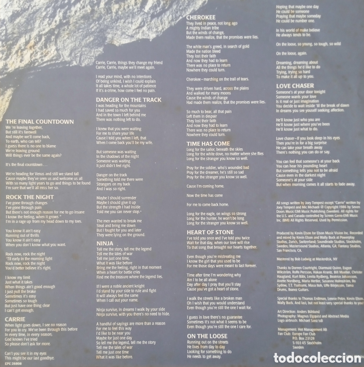 Discos de vinilo: Disco de vinilo Europe - Foto 3