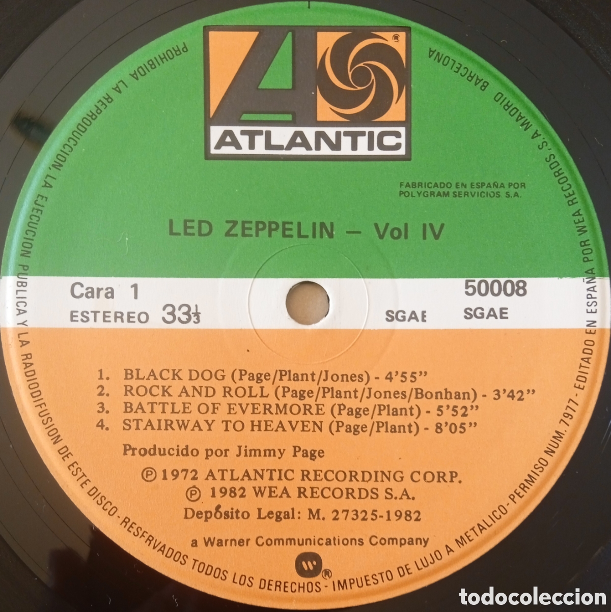 Discos de vinilo: Disco de vinilo Led Zeppelin - Foto 6