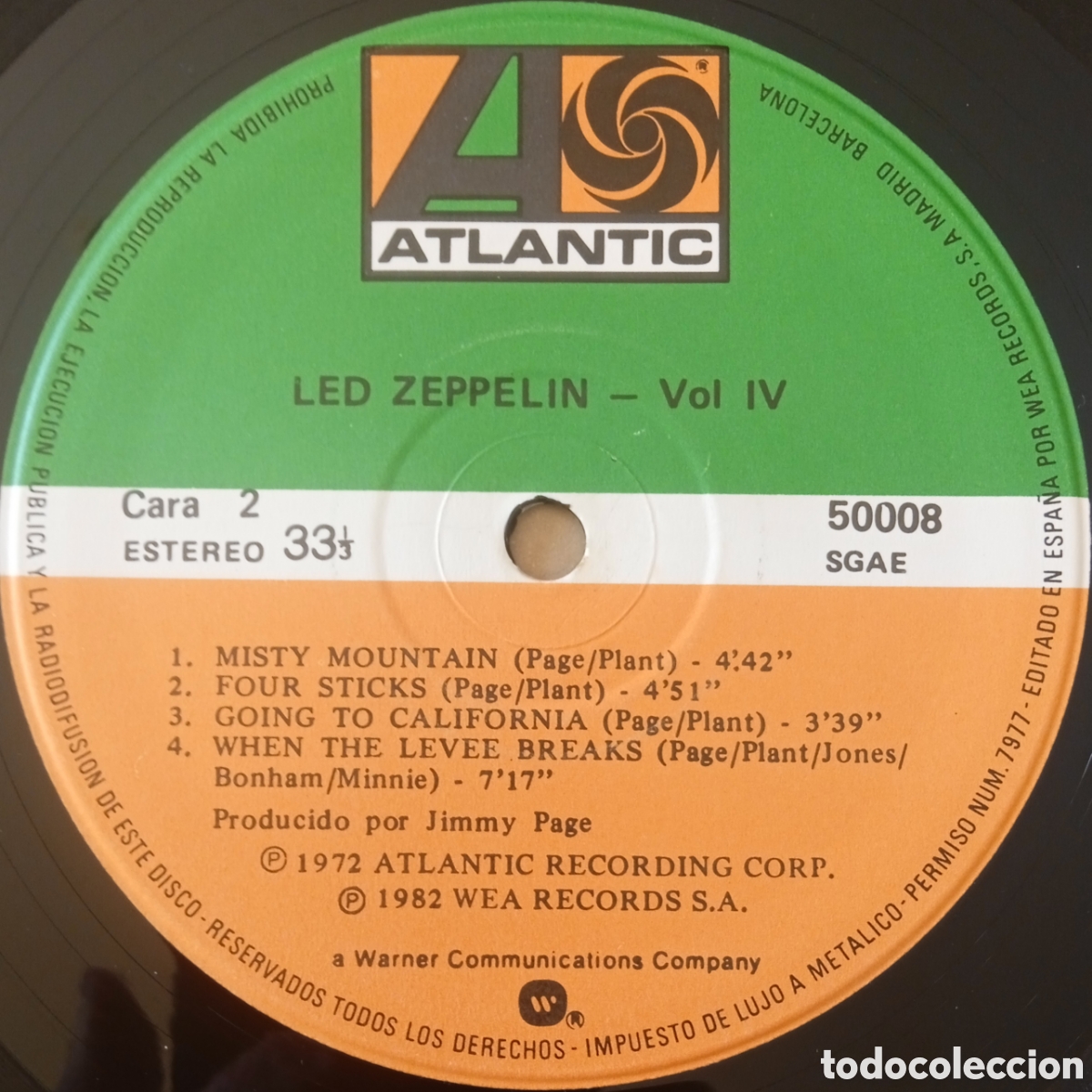 Discos de vinilo: Disco de vinilo Led Zeppelin - Foto 7