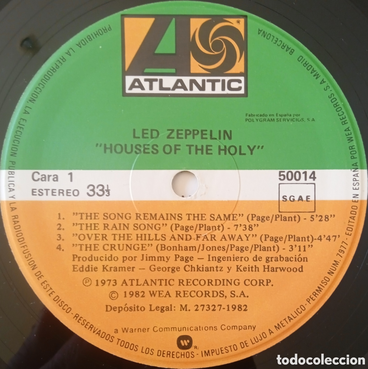 Discos de vinilo: Disco de vinilo Led Zeppelin - Foto 6