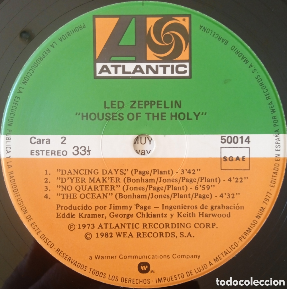 Discos de vinilo: Disco de vinilo Led Zeppelin - Foto 7