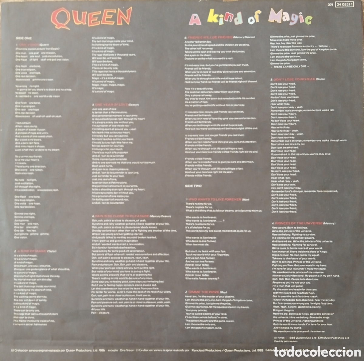 Discos de vinilo: Disco de vinilo Queen - Foto 4