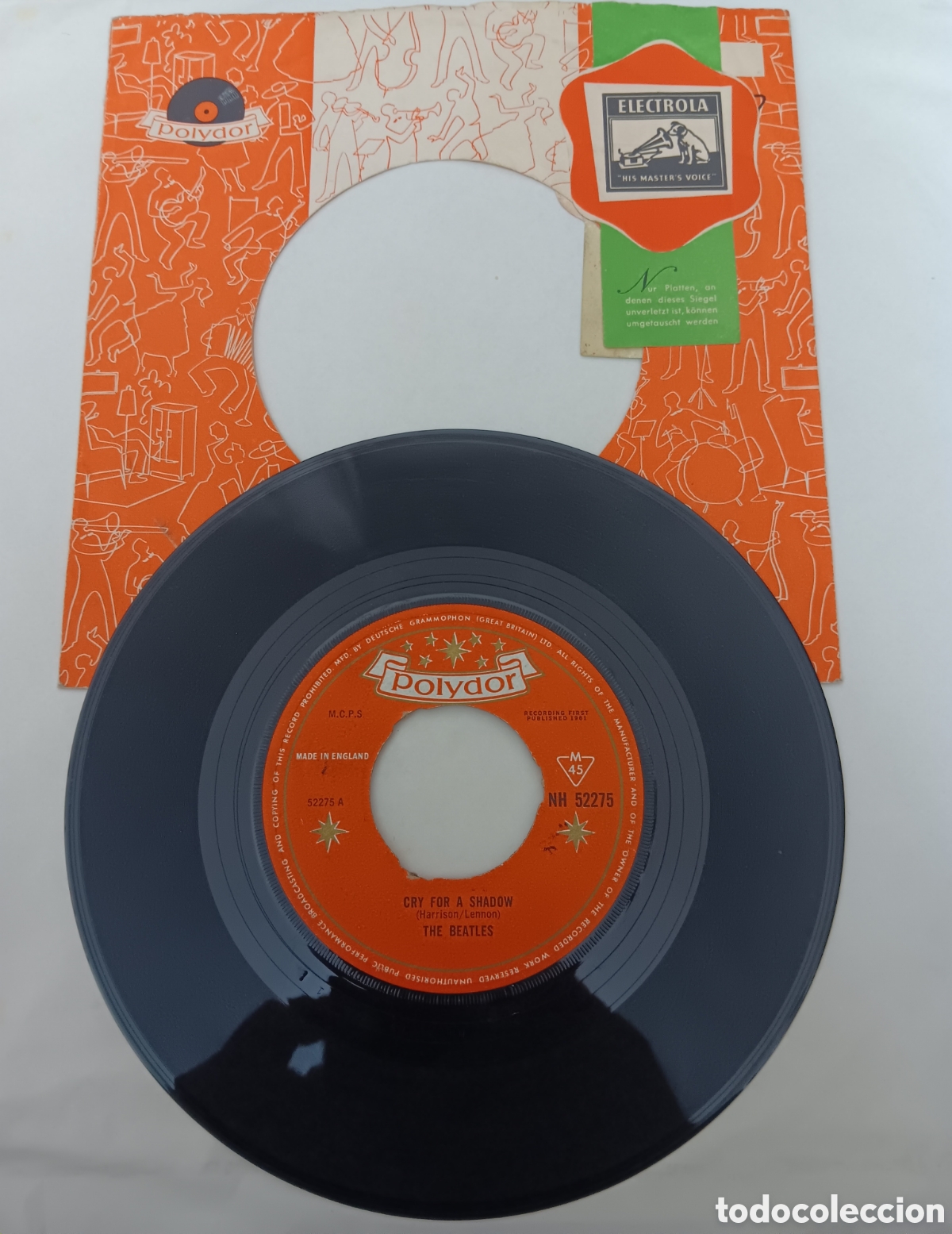 Discos de vinilo: BEATLES TONY SHERIDAN SINGLE POLYDOR ENGLAND CANCION LENNON HARRISON ORIGINAL